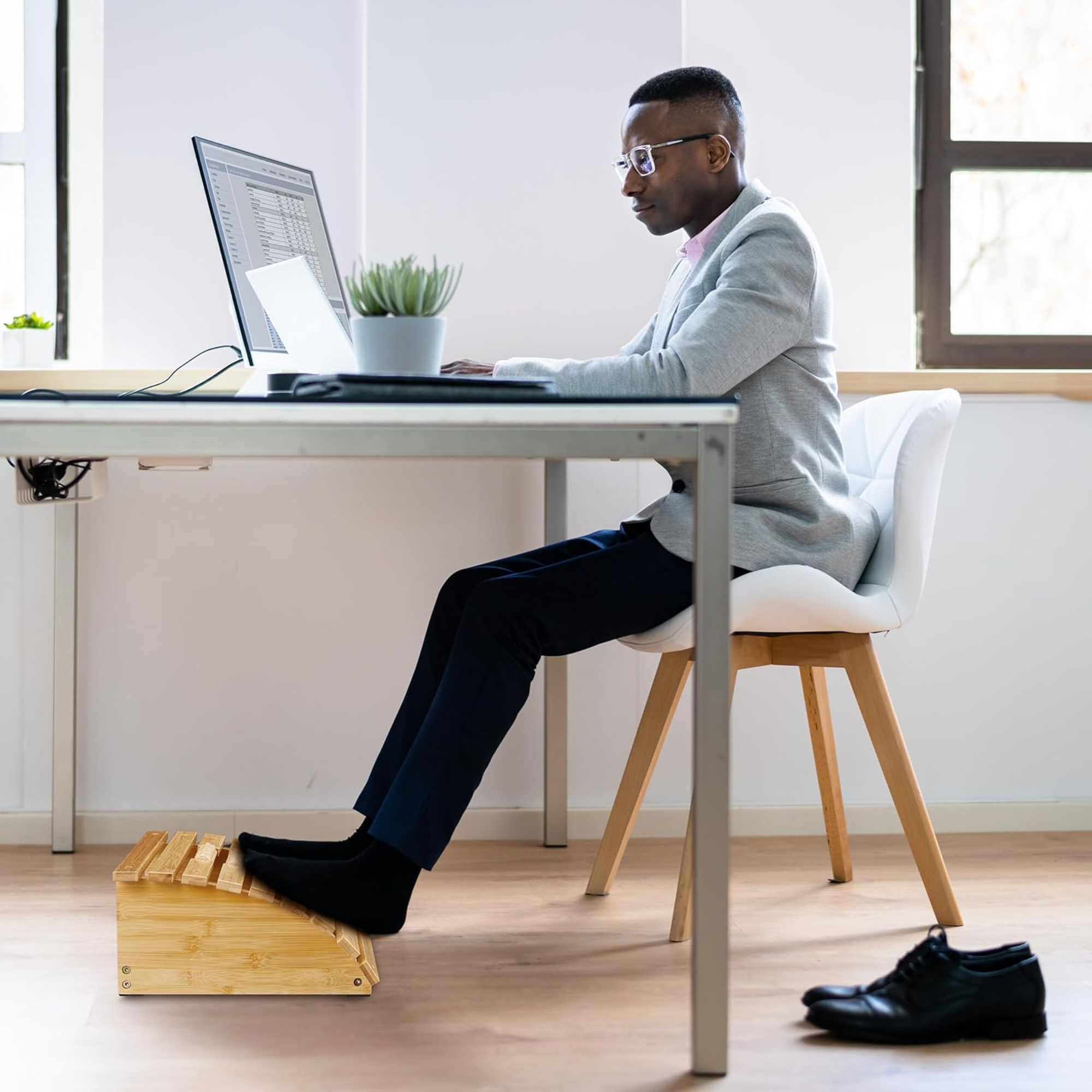 Premium Wooden Footrest